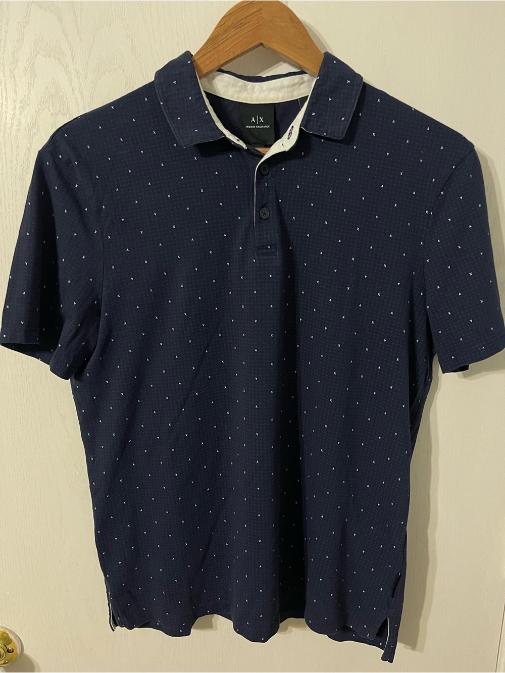 Armani Exchange Men’s Navy Polo